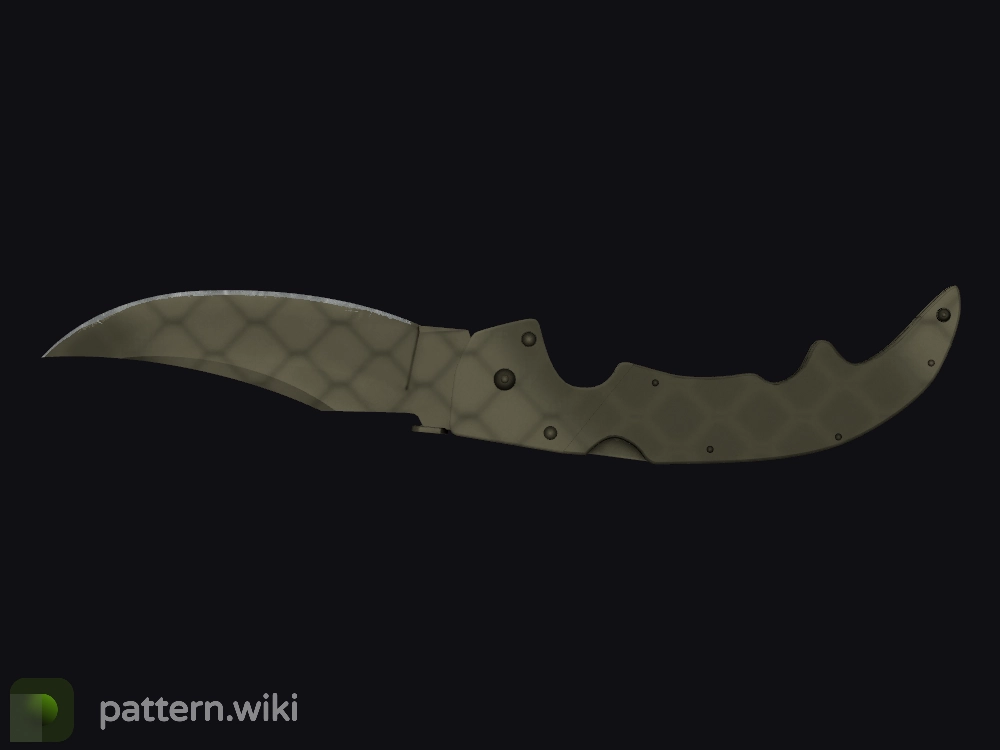 Falchion Knife Safari Mesh seed 802