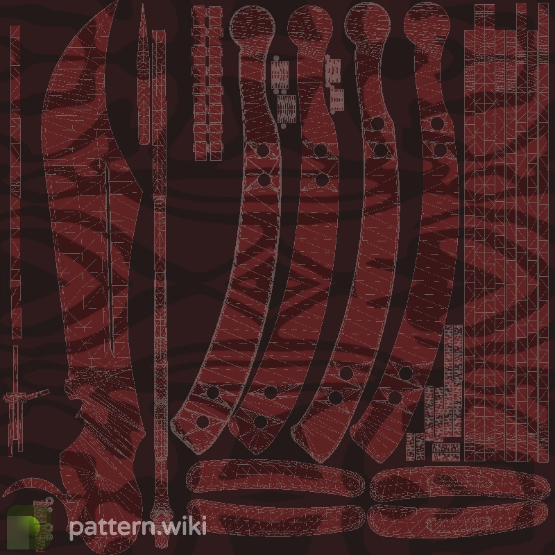 Butterfly Knife Slaughter seed 821 pattern template