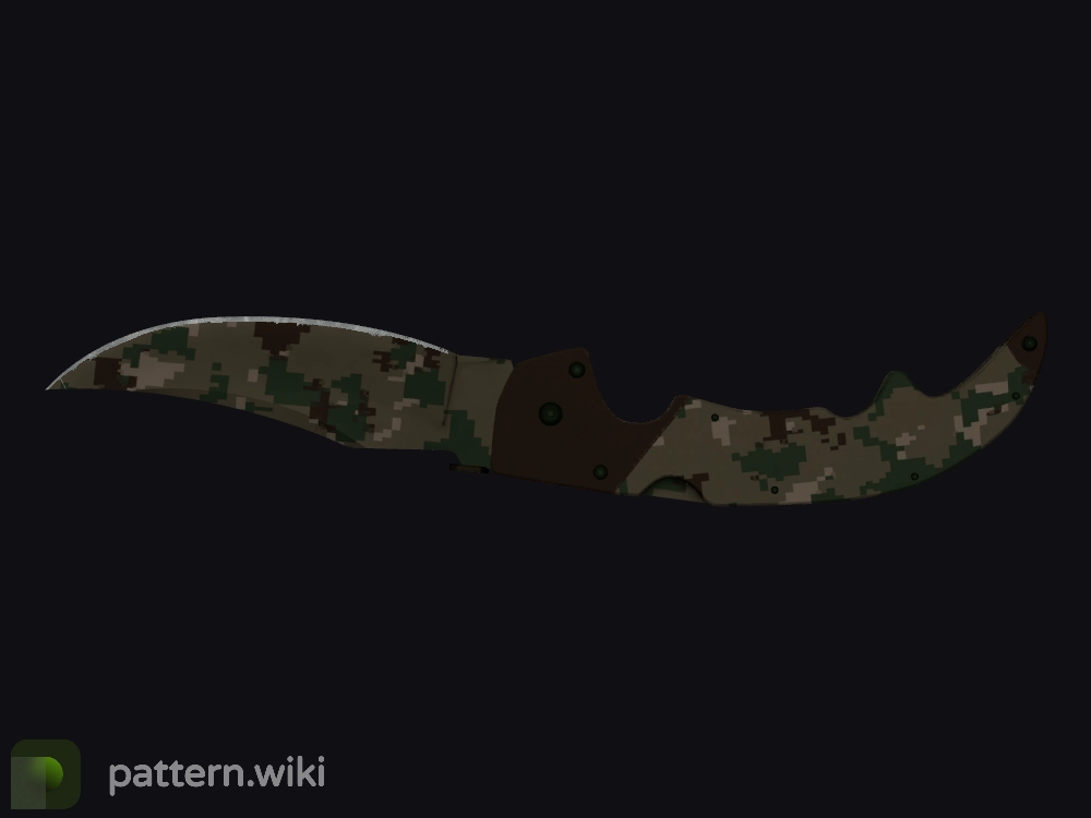 Falchion Knife Forest DDPAT seed 675