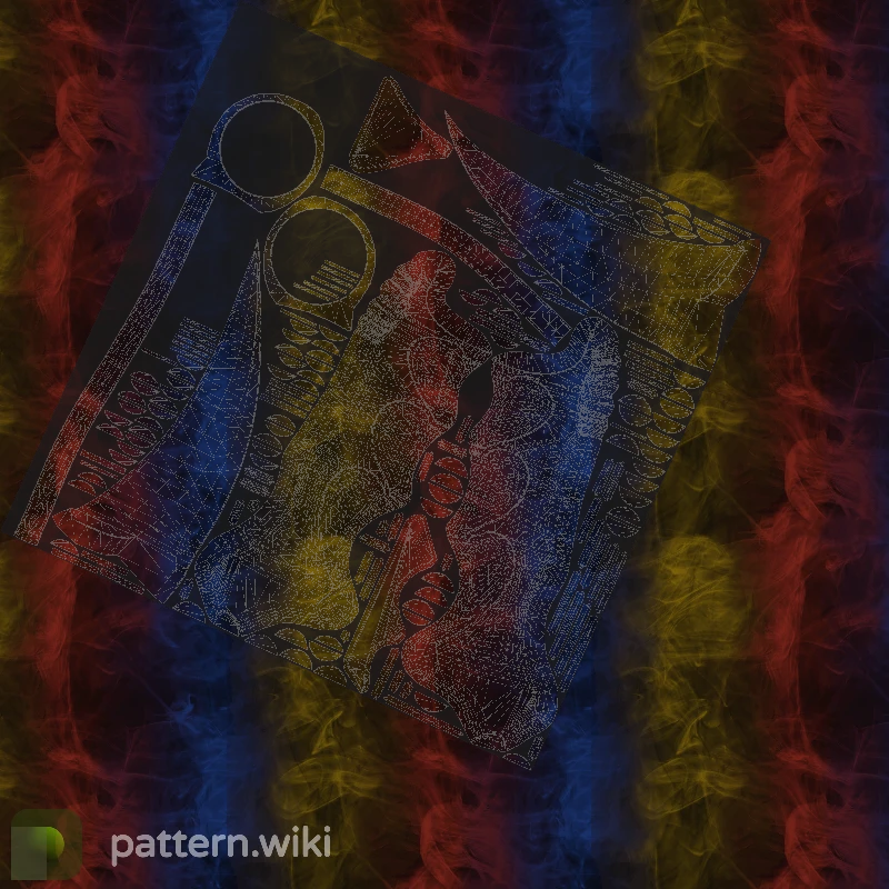 Karambit Marble Fade seed 304 pattern template