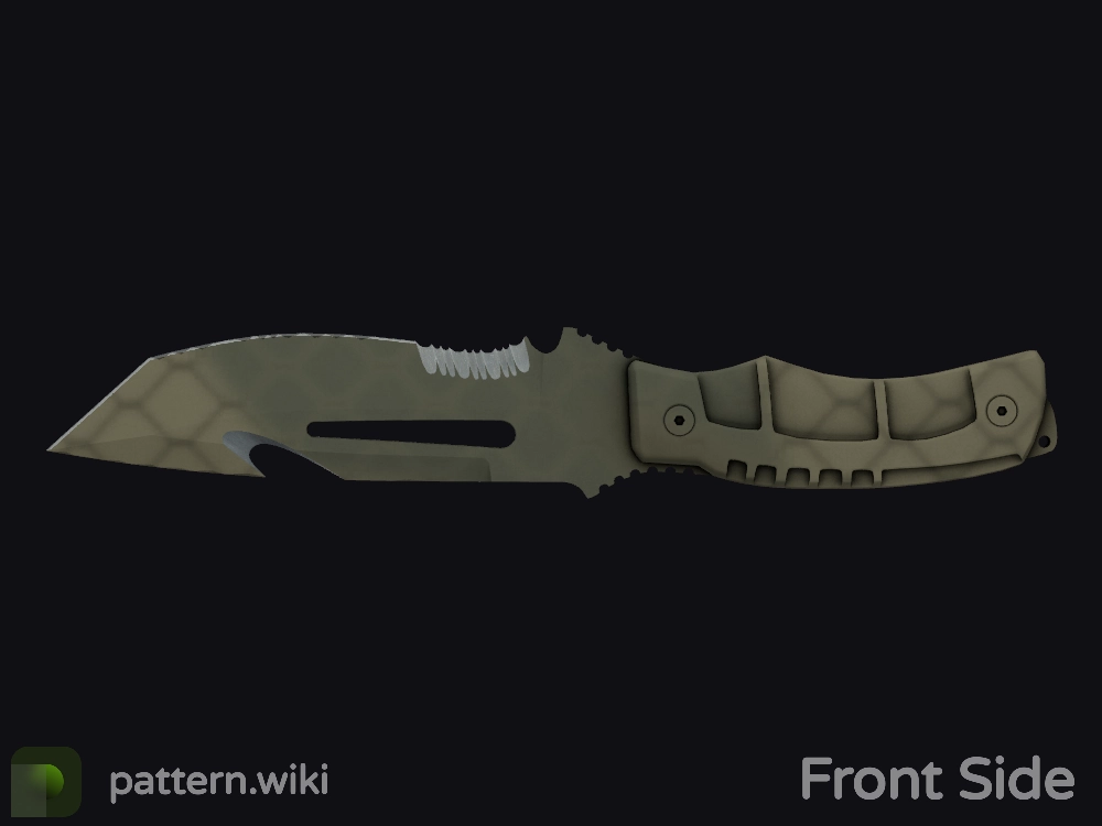 Survival Knife Safari Mesh seed 882