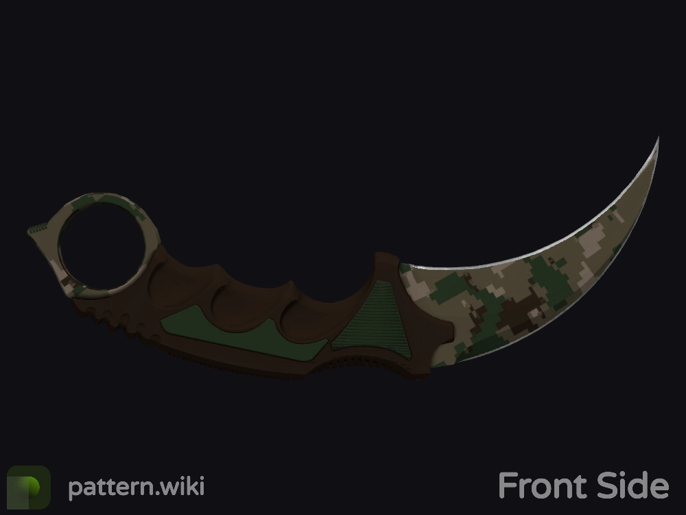 Karambit Forest DDPAT seed 833