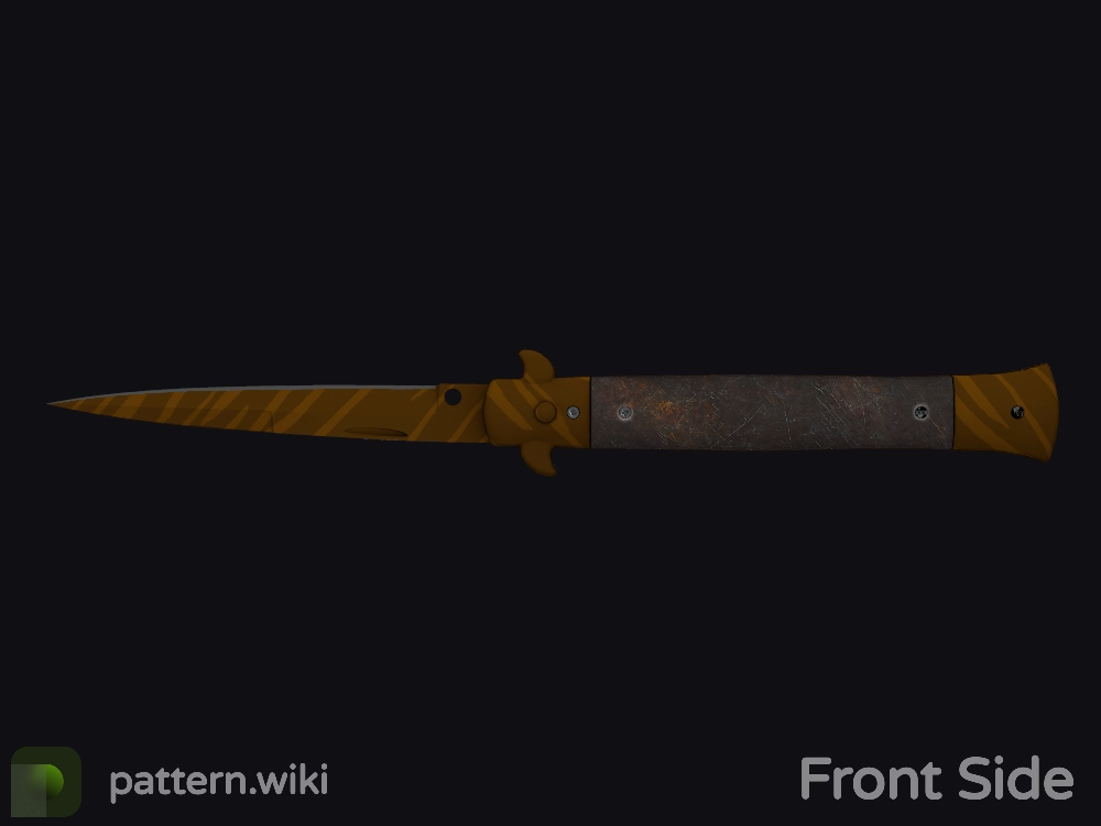 Stiletto Knife Tiger Tooth seed 661