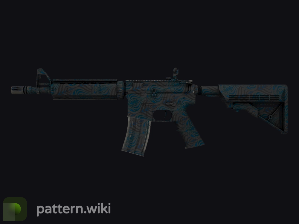 M4A4 Dark Blossom seed 673