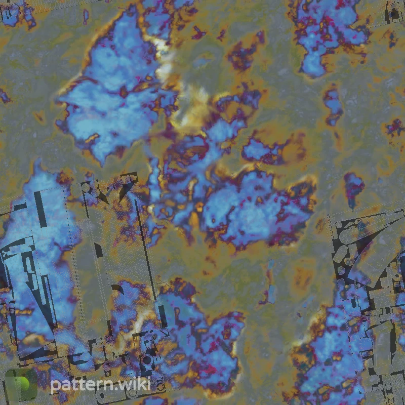 AK-47 Case Hardened seed 528 pattern template