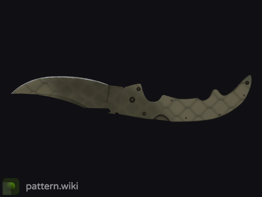 Falchion Knife Safari Mesh seed 128