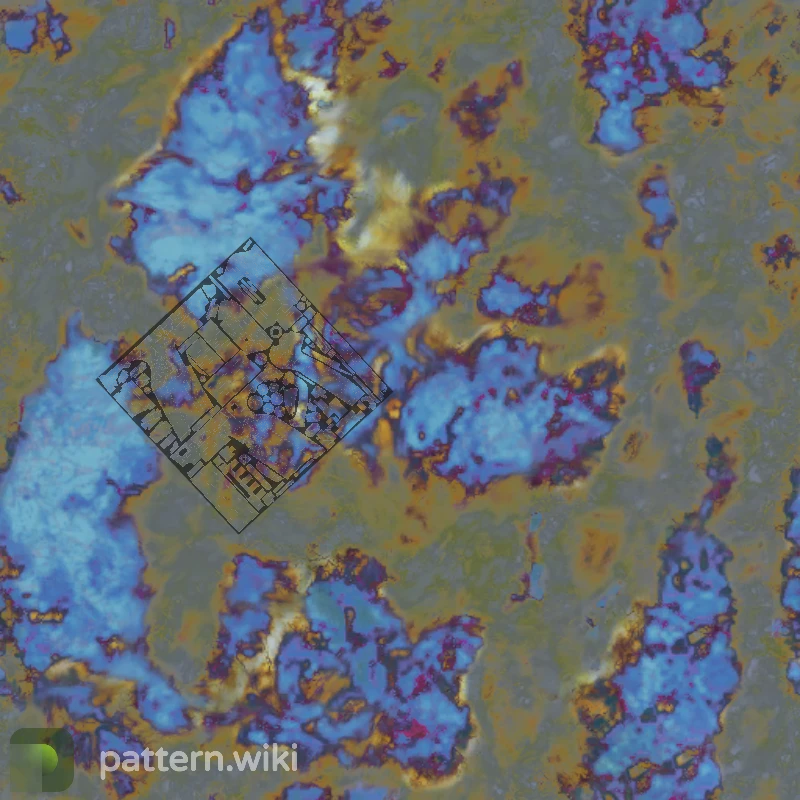 Five-SeveN Case Hardened seed 764 pattern template