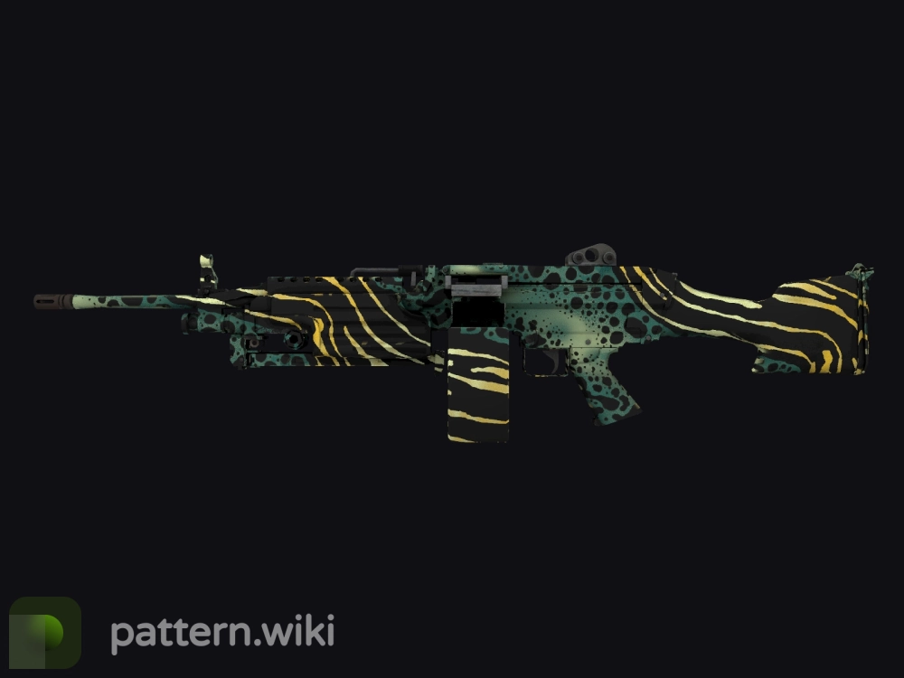 M249 Emerald Poison Dart seed 668