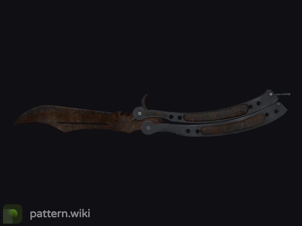 Butterfly Knife Rust Coat seed 814