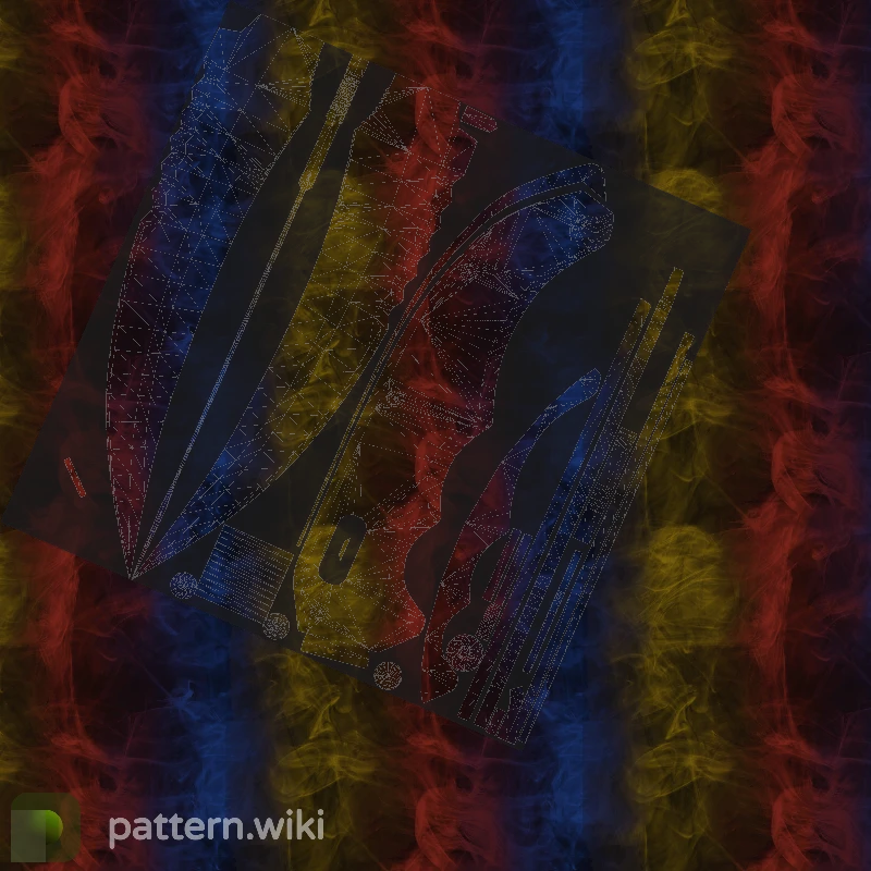 Flip Knife Marble Fade seed 333 pattern template