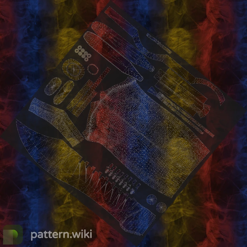 Bowie Knife Marble Fade seed 856 pattern template