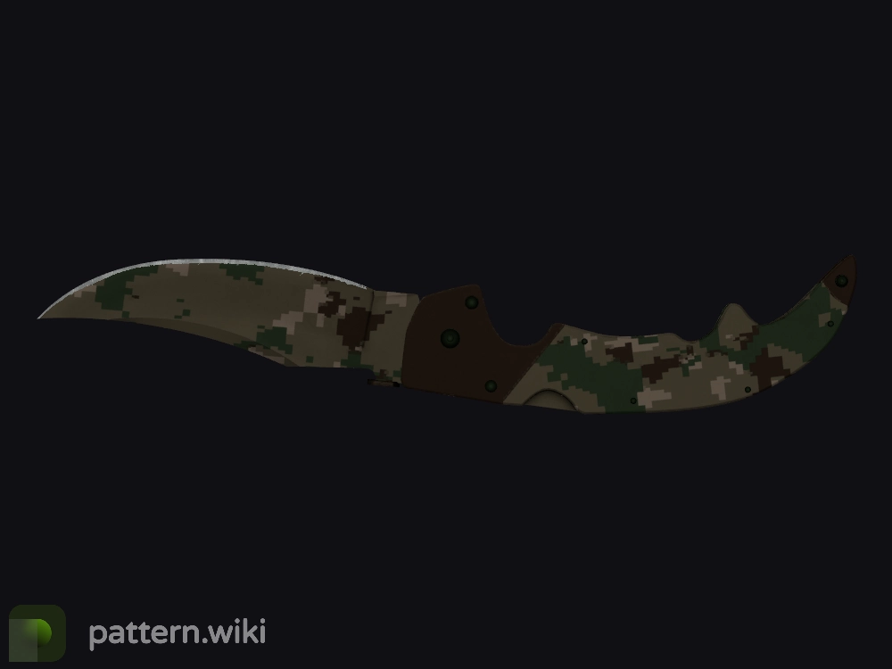 Falchion Knife Forest DDPAT seed 243