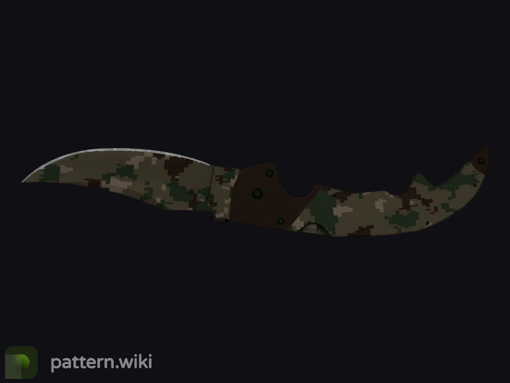 Falchion Knife Forest DDPAT seed 268