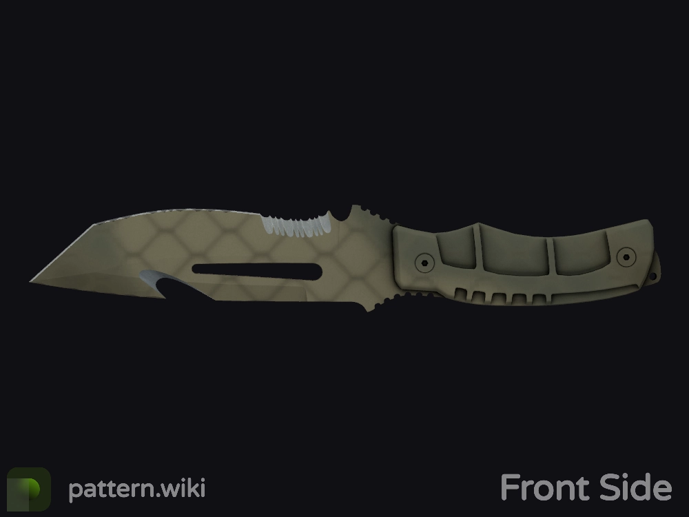 Survival Knife Safari Mesh seed 637