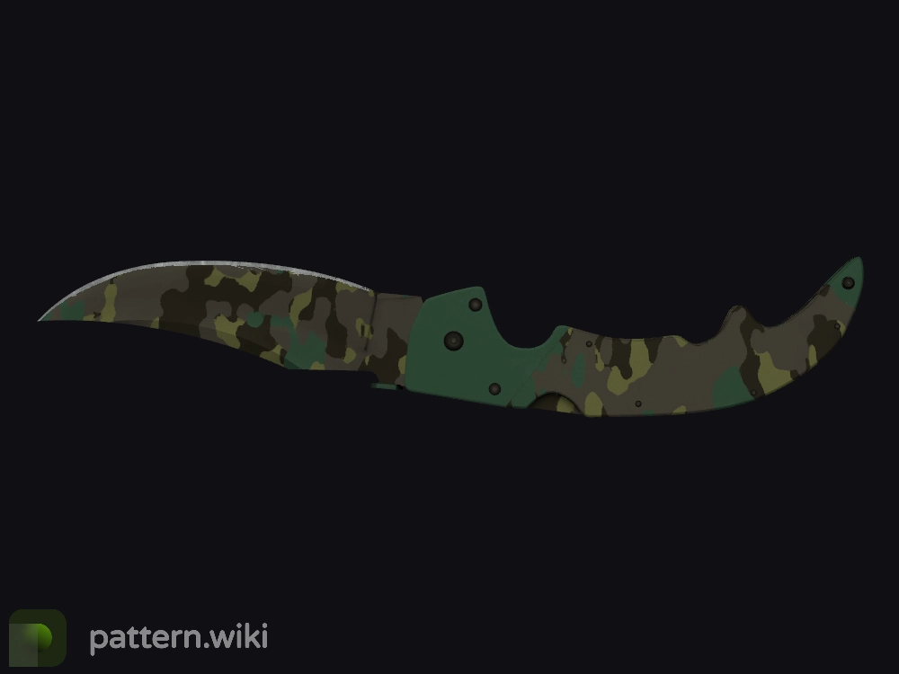 Falchion Knife Boreal Forest seed 521