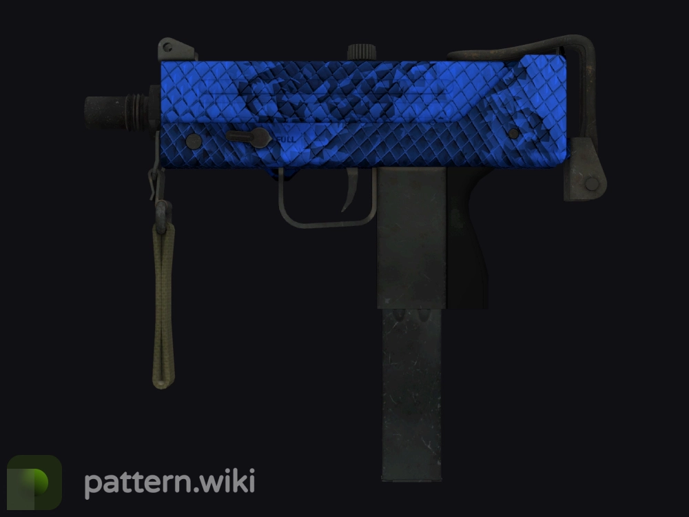 MAC-10 Lapis Gator seed 851