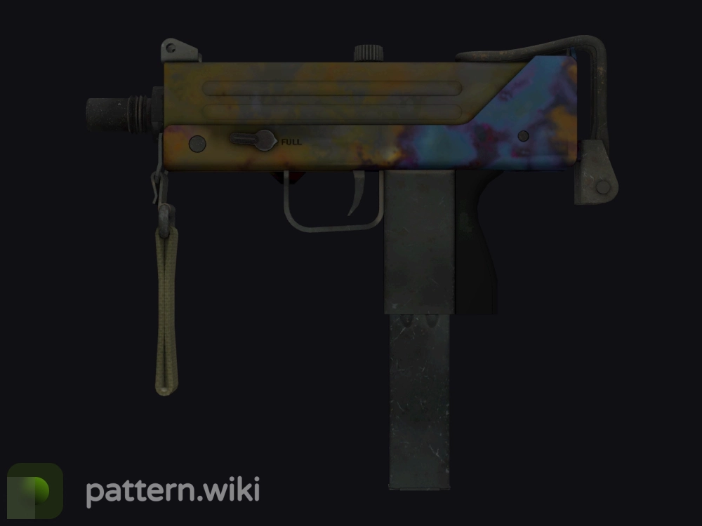 MAC-10 Case Hardened seed 608