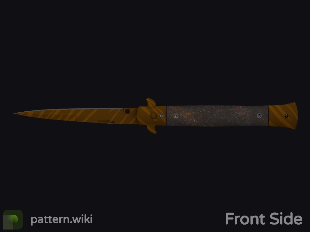 Stiletto Knife Tiger Tooth seed 965