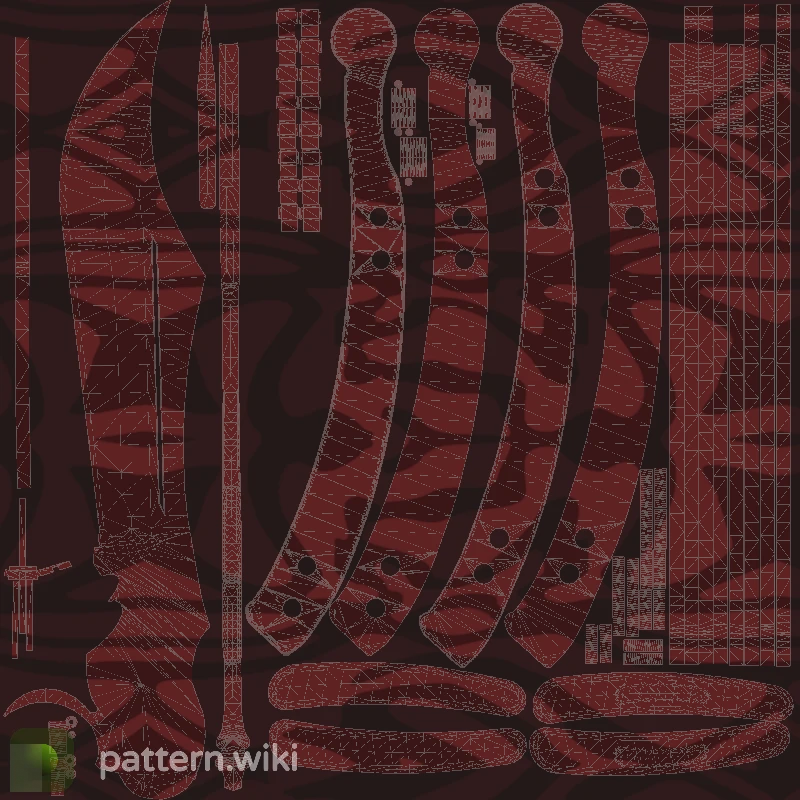 Butterfly Knife Slaughter seed 448 pattern template