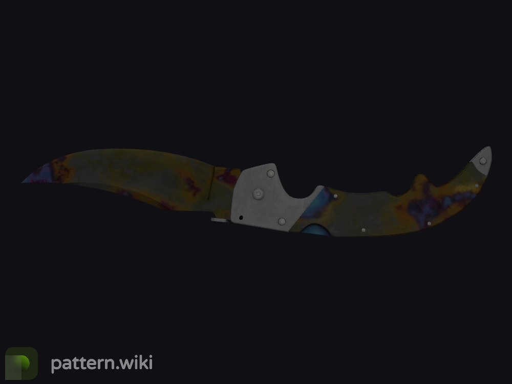 Falchion Knife Case Hardened seed 104