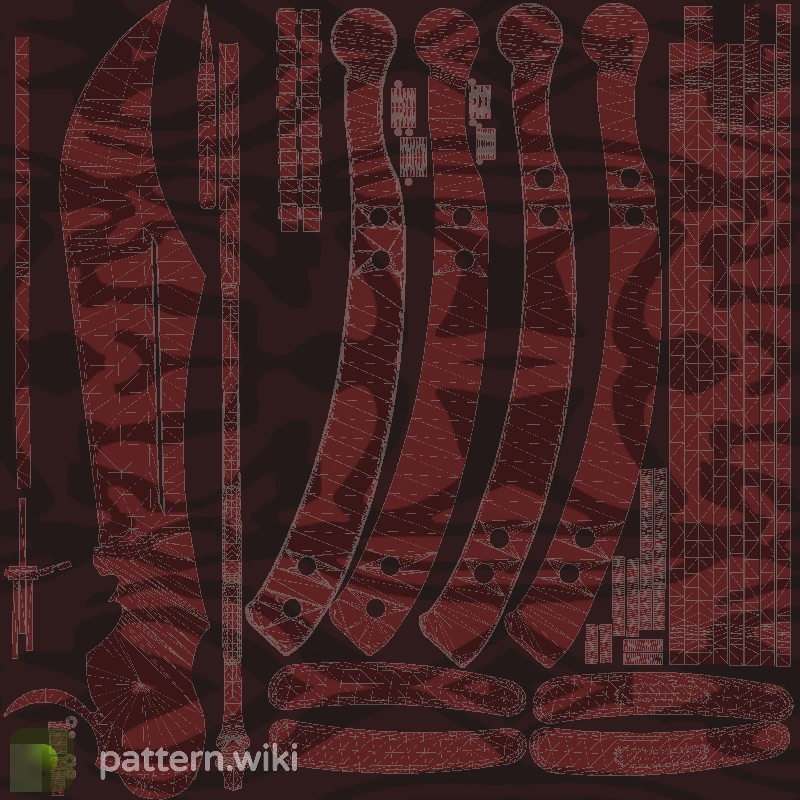 Butterfly Knife Slaughter seed 9 pattern template