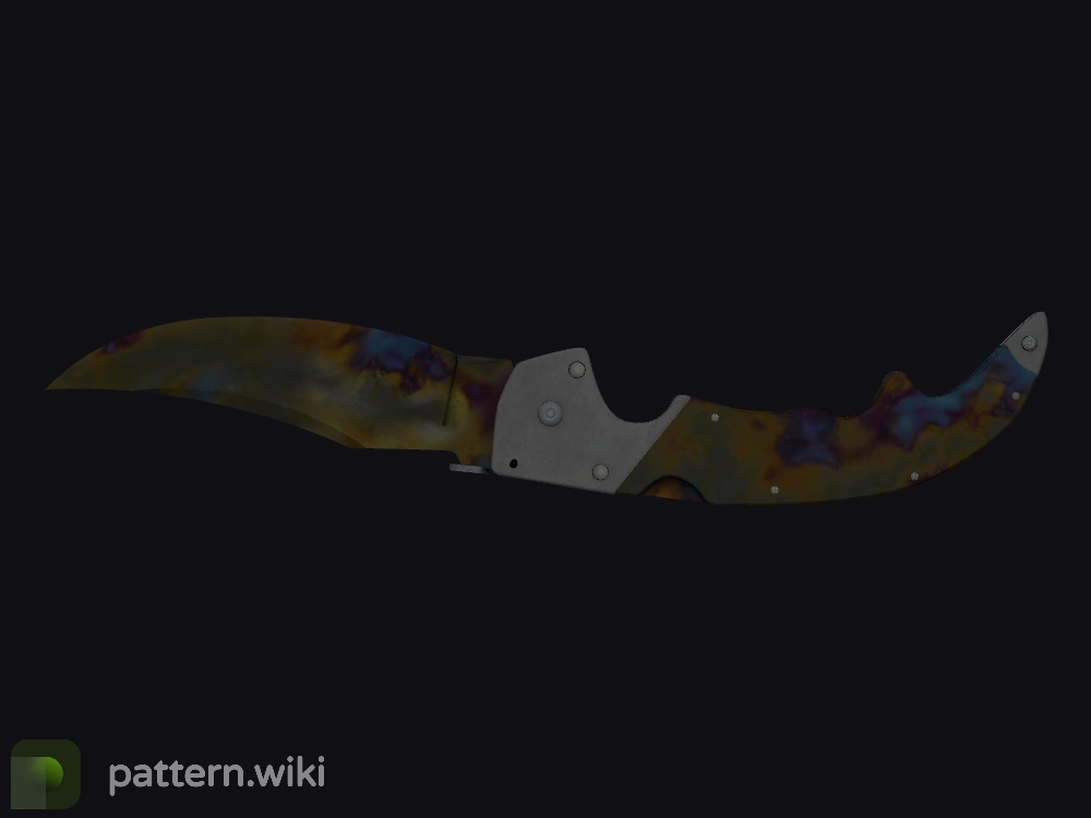 Falchion Knife Case Hardened seed 751