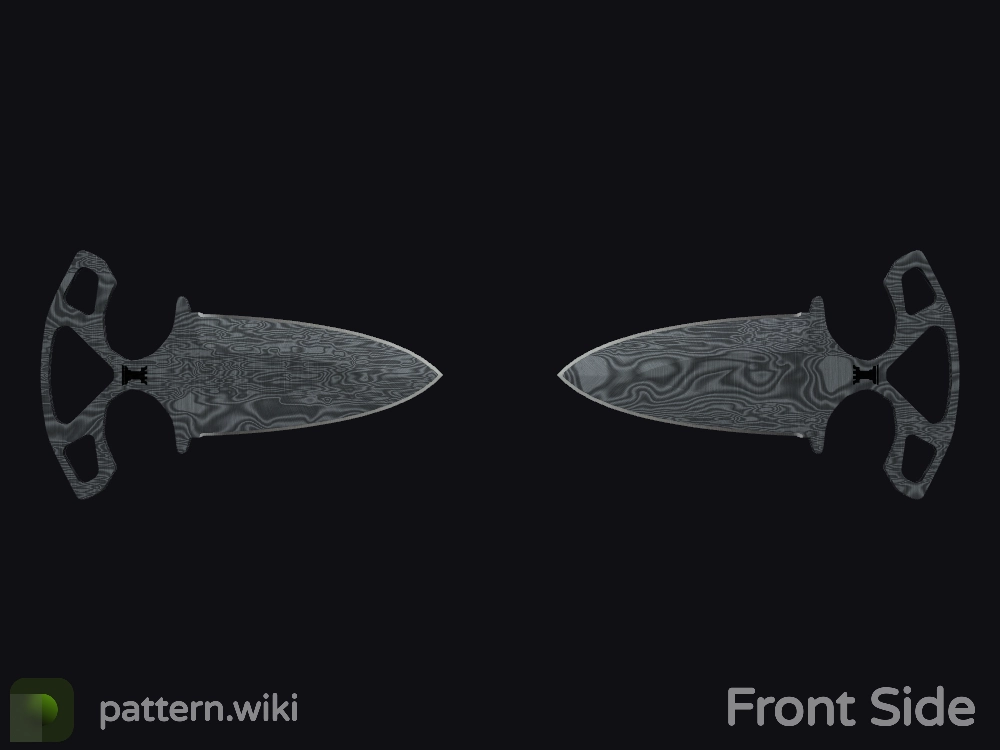 Shadow Daggers Damascus Steel seed 524