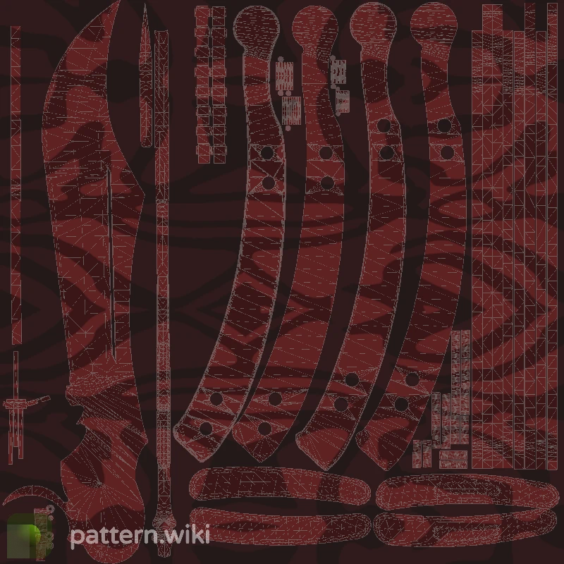 Butterfly Knife Slaughter seed 49 pattern template