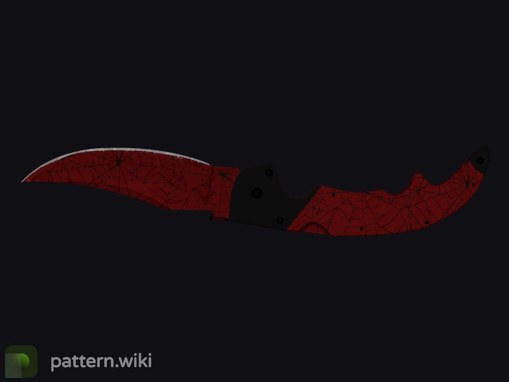 Falchion Knife Crimson Web seed 799