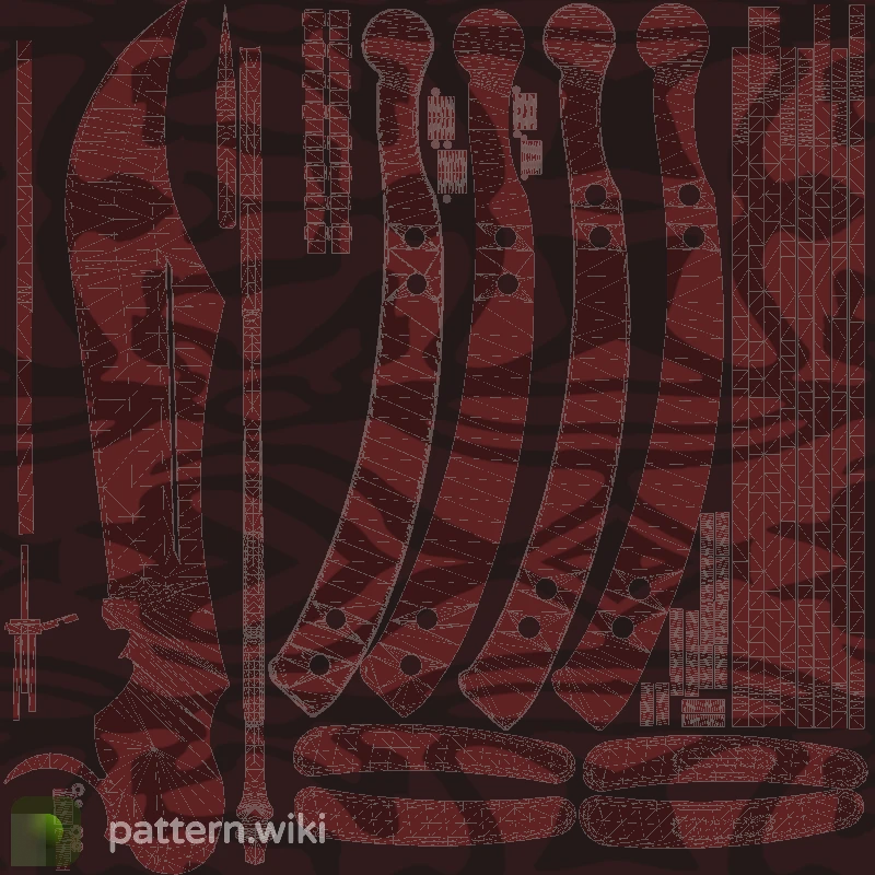 Butterfly Knife Slaughter seed 861 pattern template