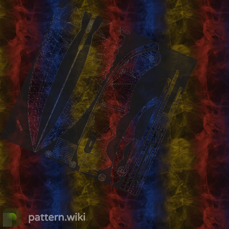 Flip Knife Marble Fade seed 196 pattern template