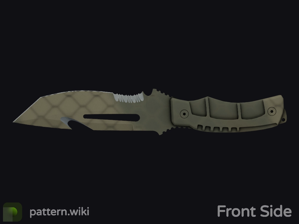 Survival Knife Safari Mesh seed 578