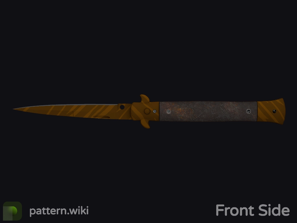 Stiletto Knife Tiger Tooth seed 675