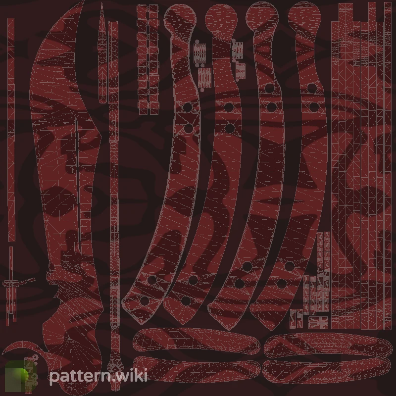 Butterfly Knife Slaughter seed 685 pattern template