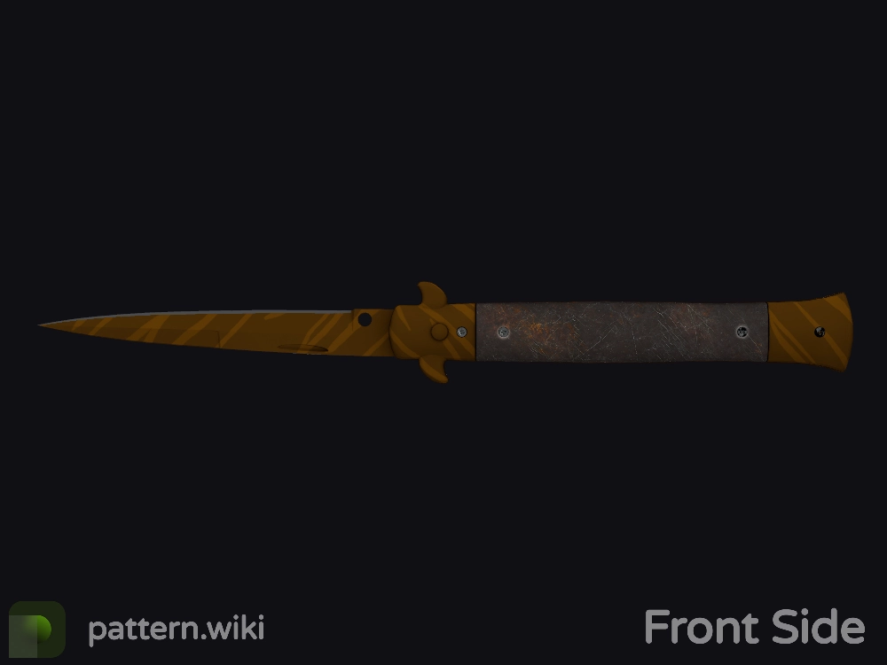 Stiletto Knife Tiger Tooth seed 968