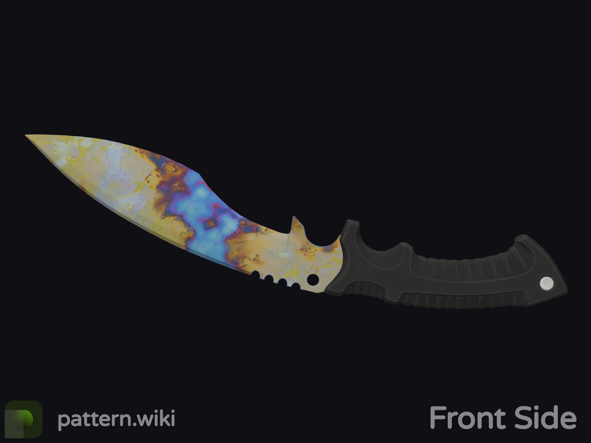 Kukri Knife Case Hardened seed 183