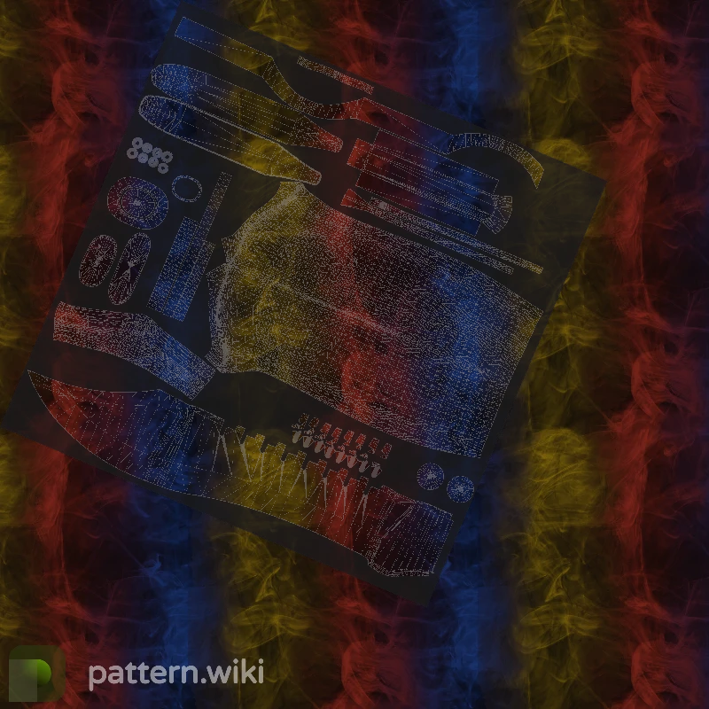 Bowie Knife Marble Fade seed 195 pattern template