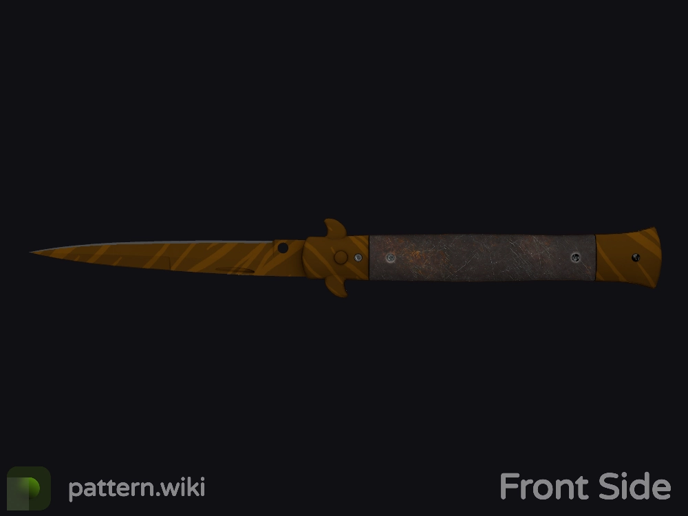 Stiletto Knife Tiger Tooth seed 971