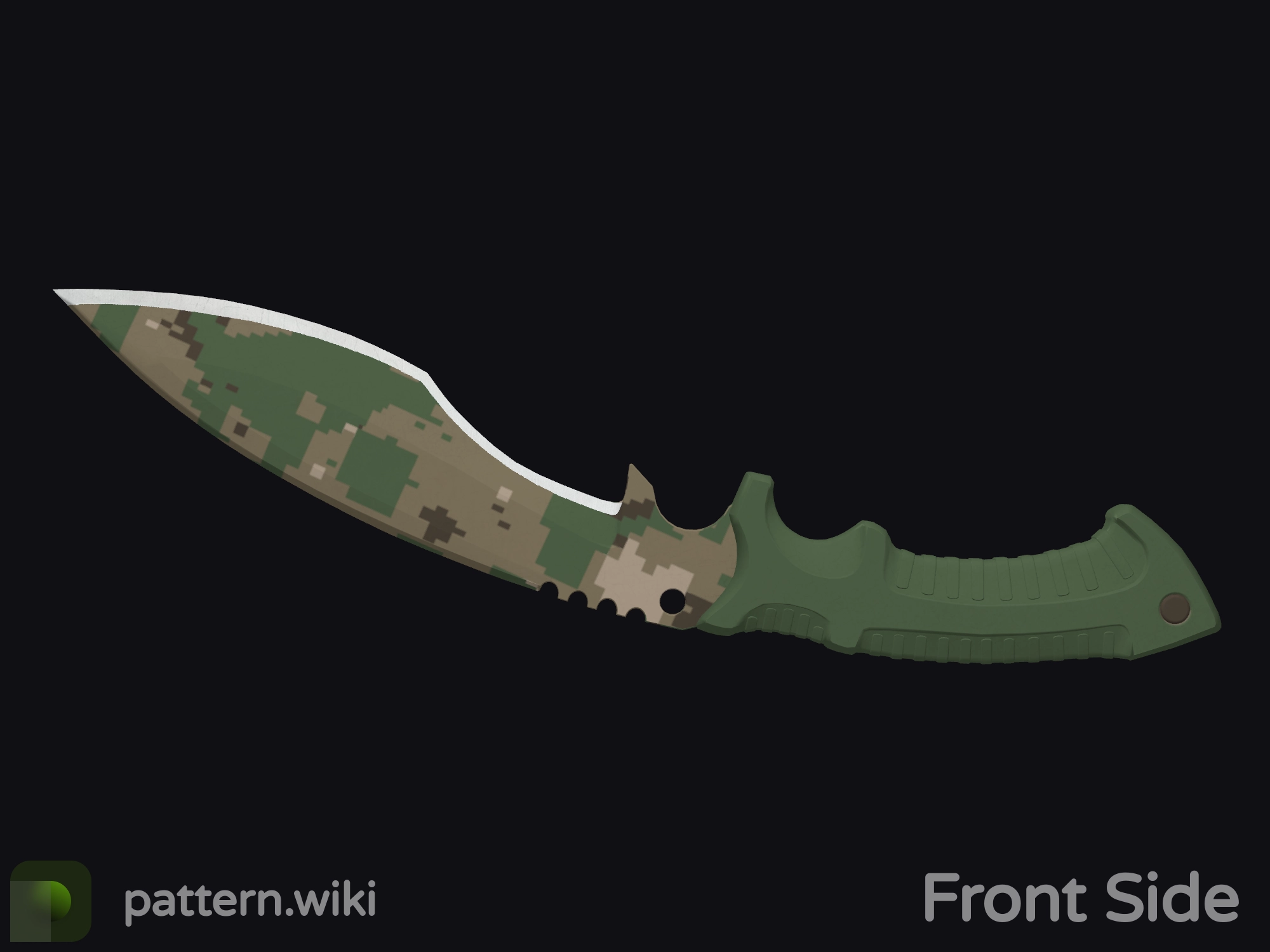 Kukri Knife Forest DDPAT seed 564