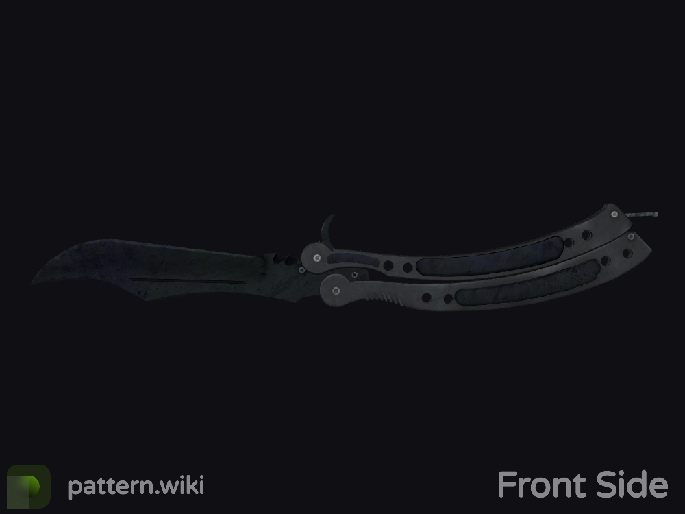 Butterfly Knife Blue Steel seed 83