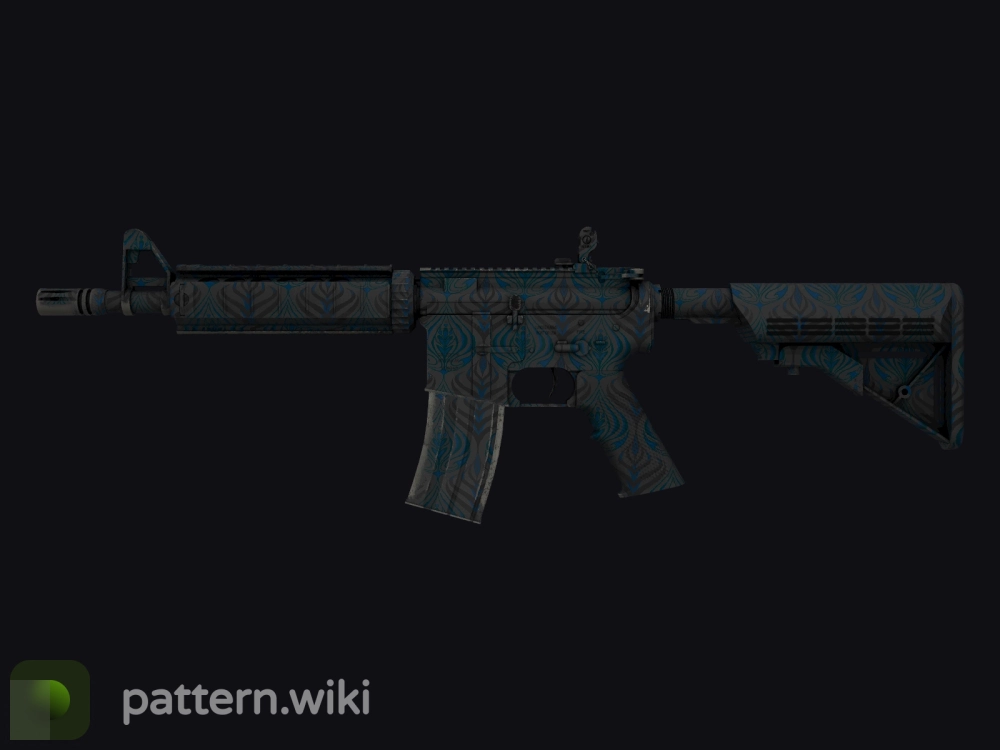 M4A4 Dark Blossom seed 669