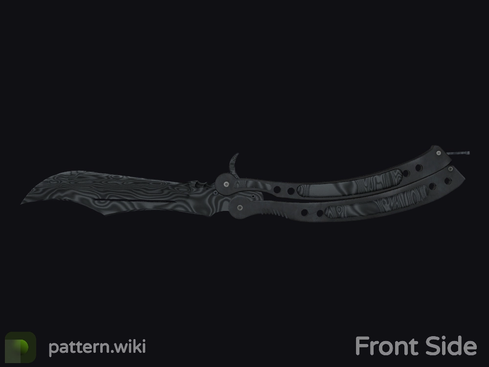 Butterfly Knife Damascus Steel seed 580