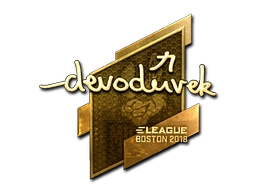 Sticker devoduvek (Gold) | Boston 2018 preview