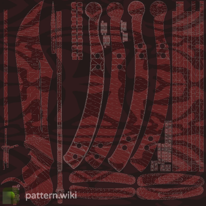 Butterfly Knife Slaughter seed 27 pattern template