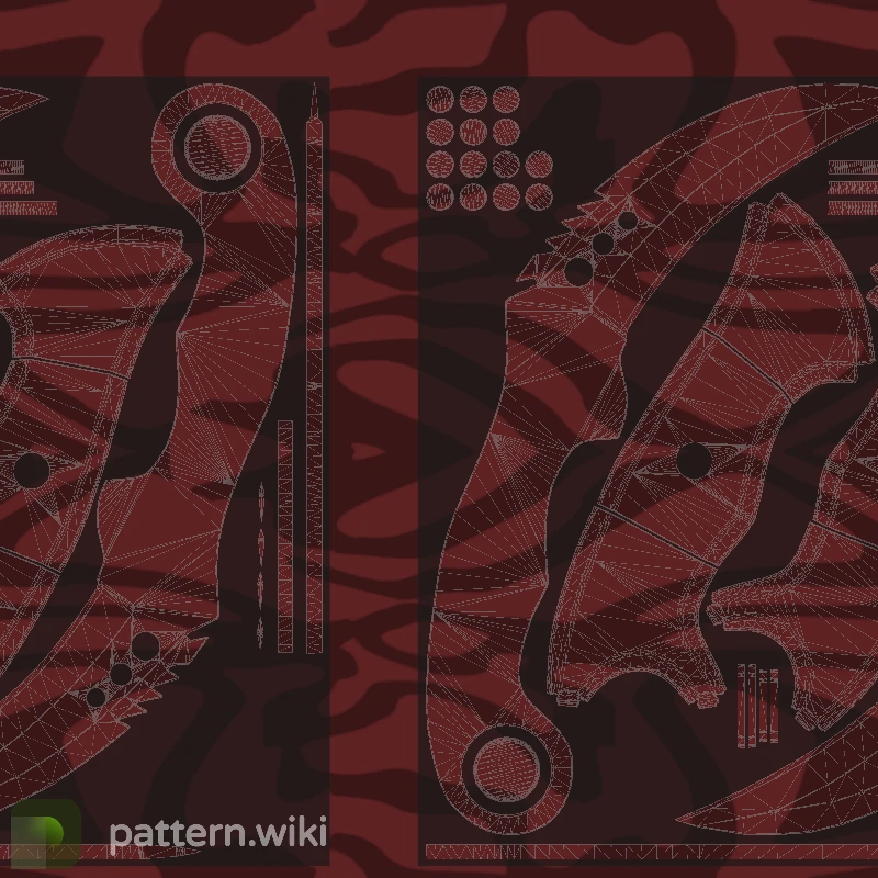 Talon Knife Slaughter seed 747 pattern template