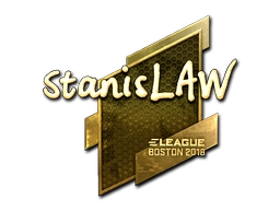 Sticker stanislaw (Gold) | Boston 2018 preview