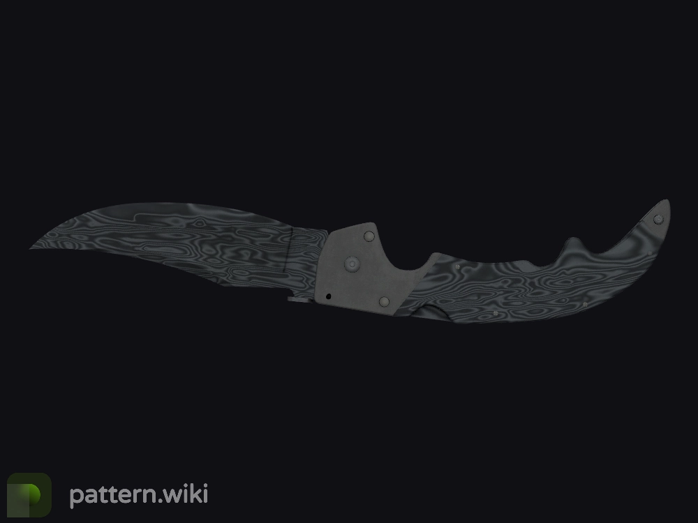 Falchion Knife Damascus Steel seed 827