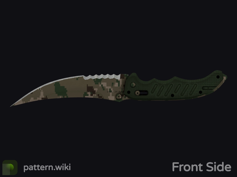 Flip Knife Forest DDPAT seed 201