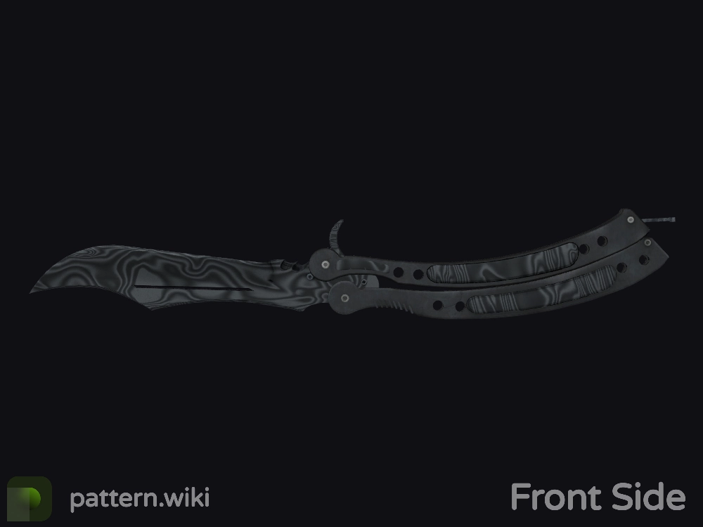 Butterfly Knife Damascus Steel seed 792