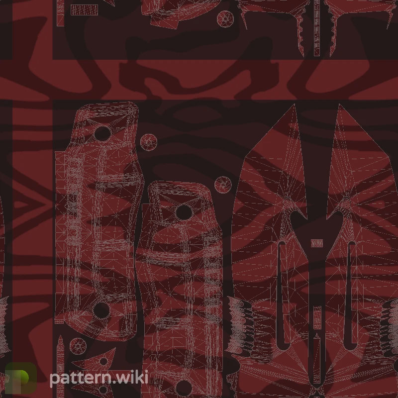 Survival Knife Slaughter seed 147 pattern template